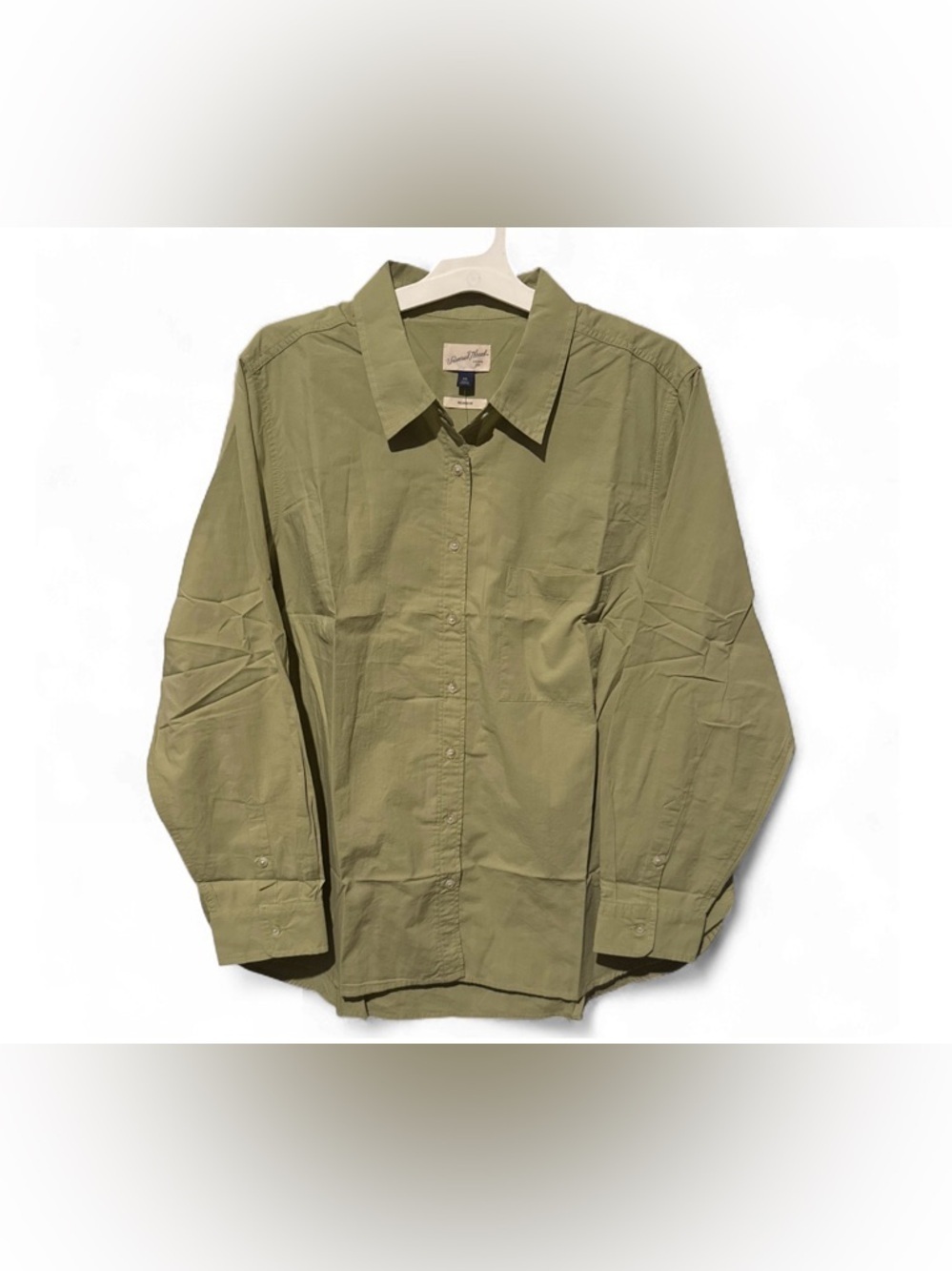 Size XXL Universal Thread Light Green Button-Down Shirt